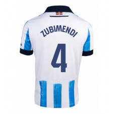 Real Sociedad Martin Zubimendi #4 Hjemmedrakt 2023-24 Kortermet